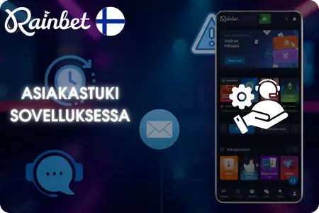 Asiakastuki RainBet App kautta